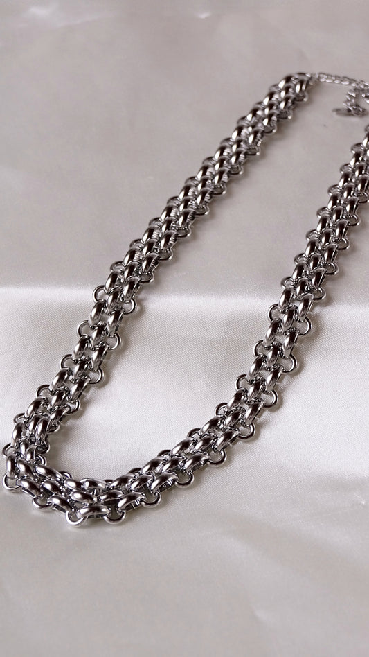 Collier "FANY" · Argenté