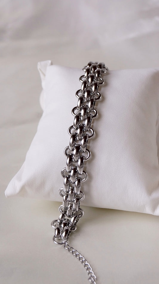 Bracelet "FANY" · Argenté