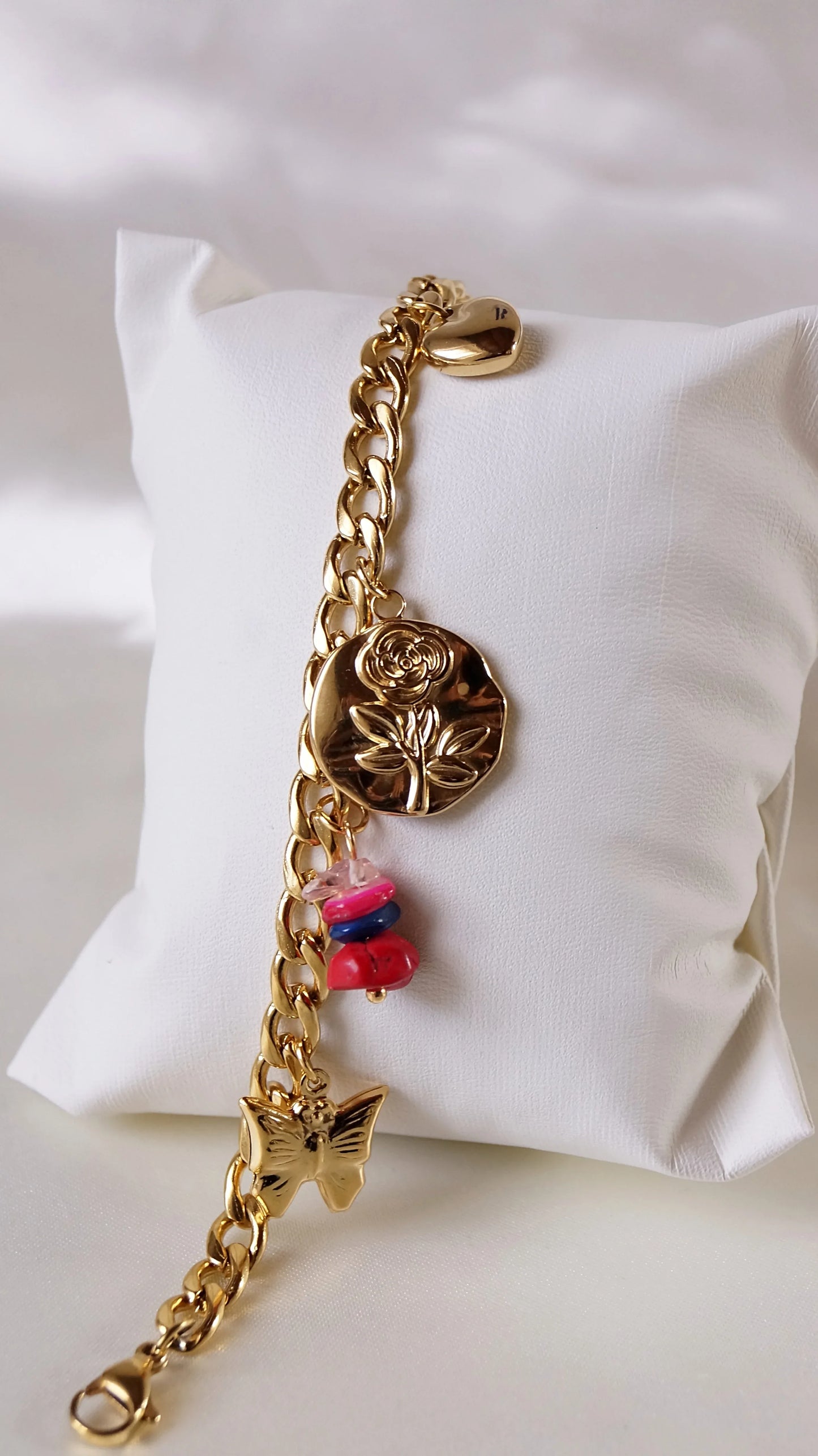 Bracelet "AURORE" - Bleu Saphir