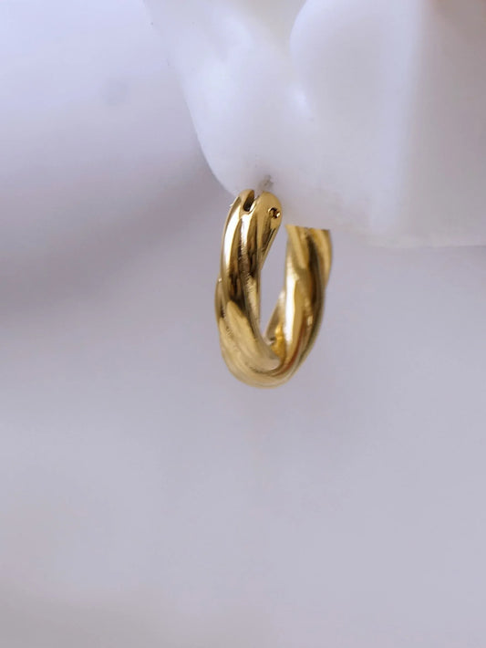 Boucles d'oreilles "SAMBA" - Bleu Saphir