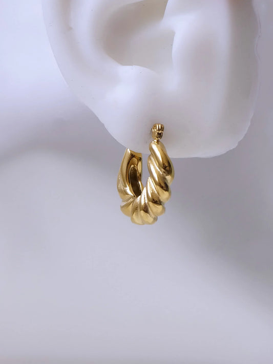 Boucles d'oreilles "LAGOON" - Bleu Saphir