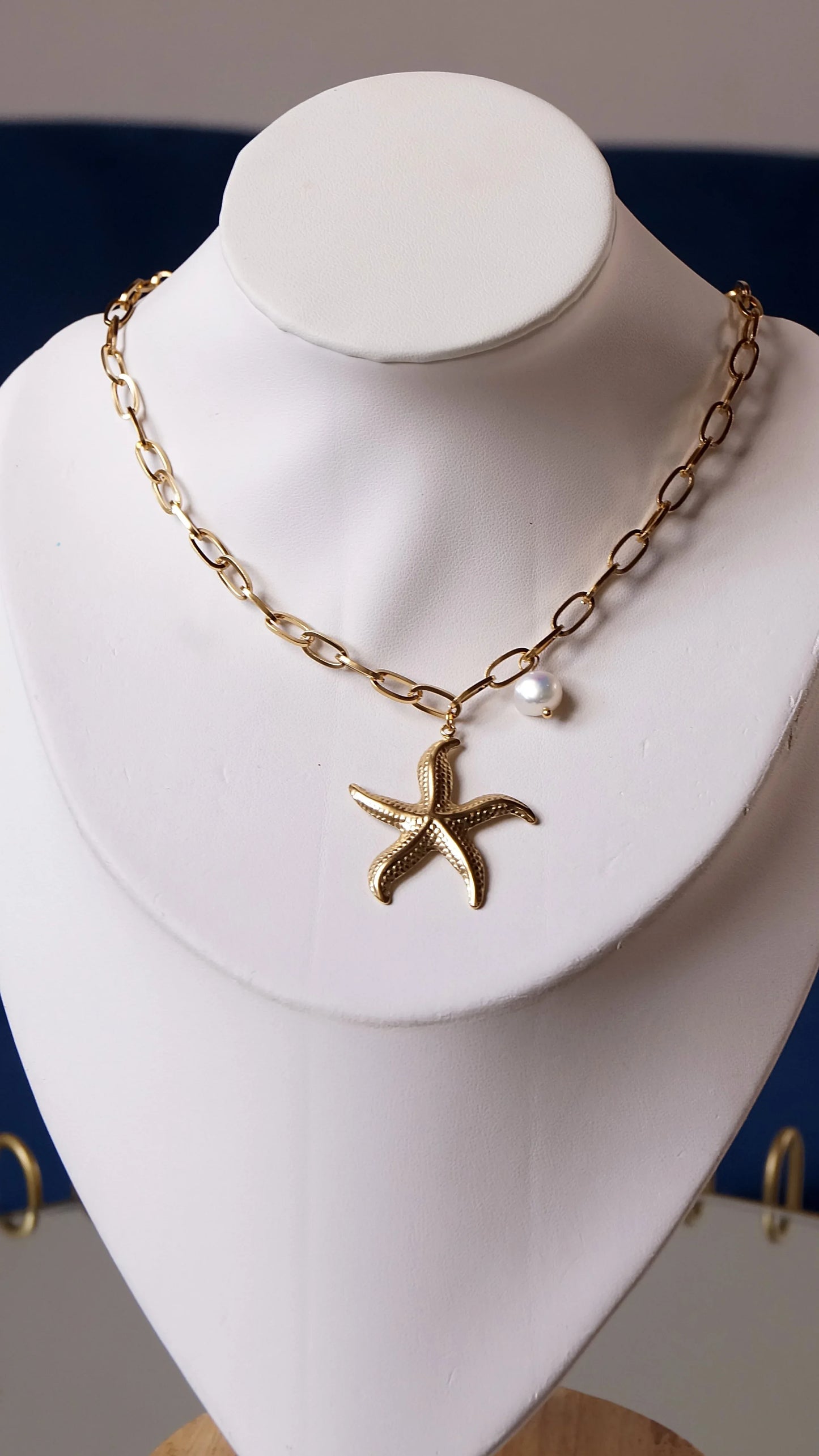 Collier "STARLIGHT" - Bleu Saphir