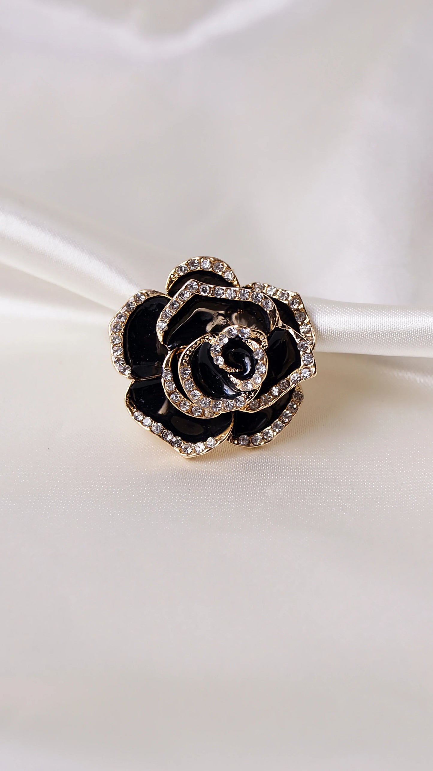 Broche "COCO" - Bleu Saphir