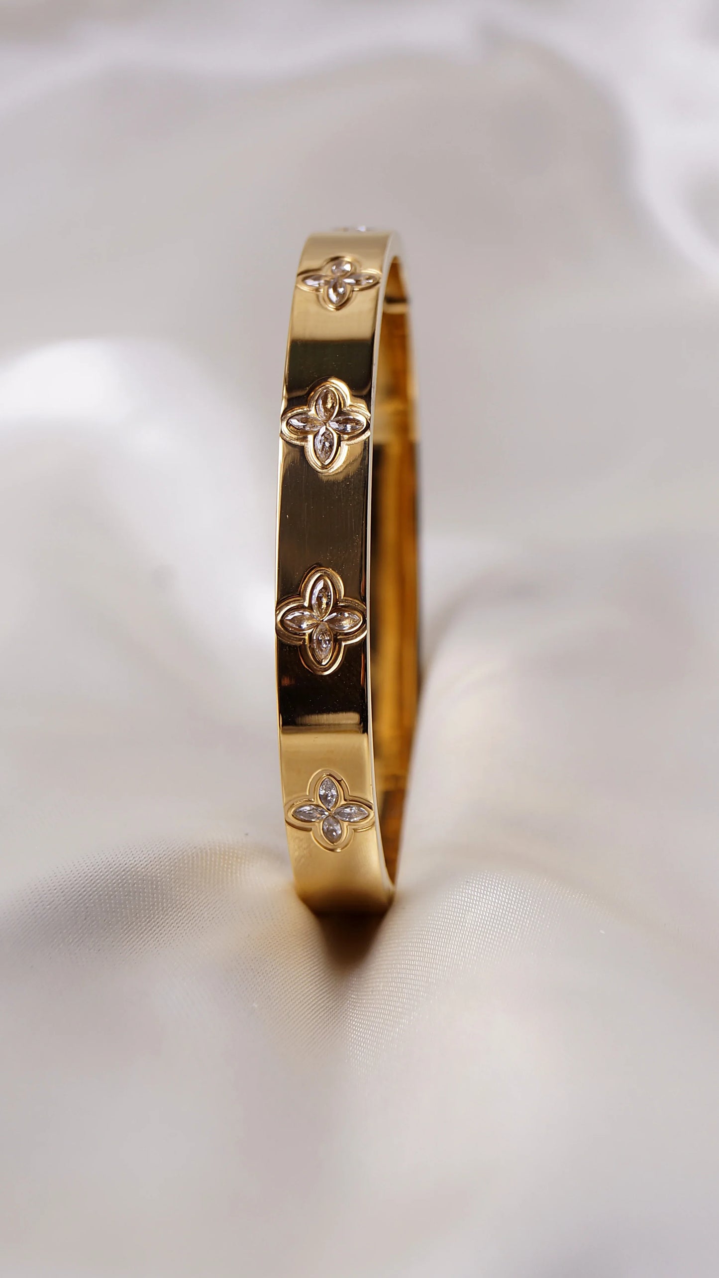 Bracelet Jonc "MONICA" - Bleu Saphir