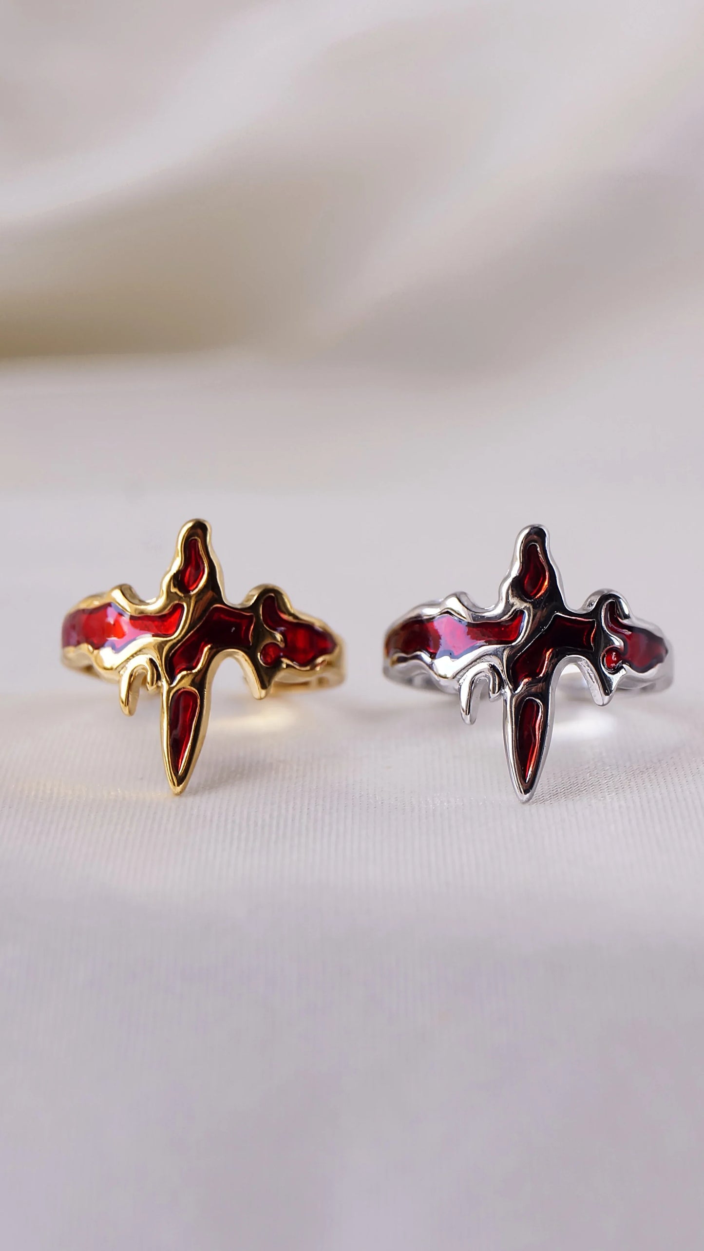 Bague "RED" - Bleu Saphir