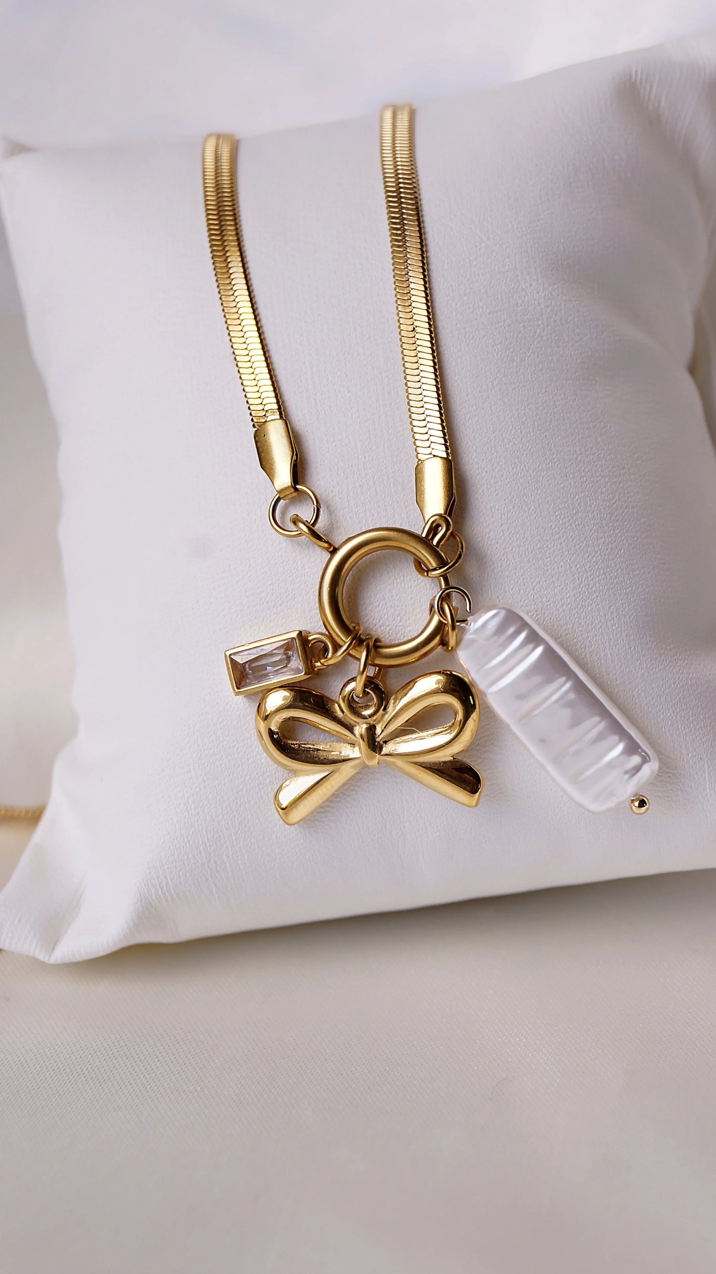 Collier "GIRLY" - Bleu Saphir