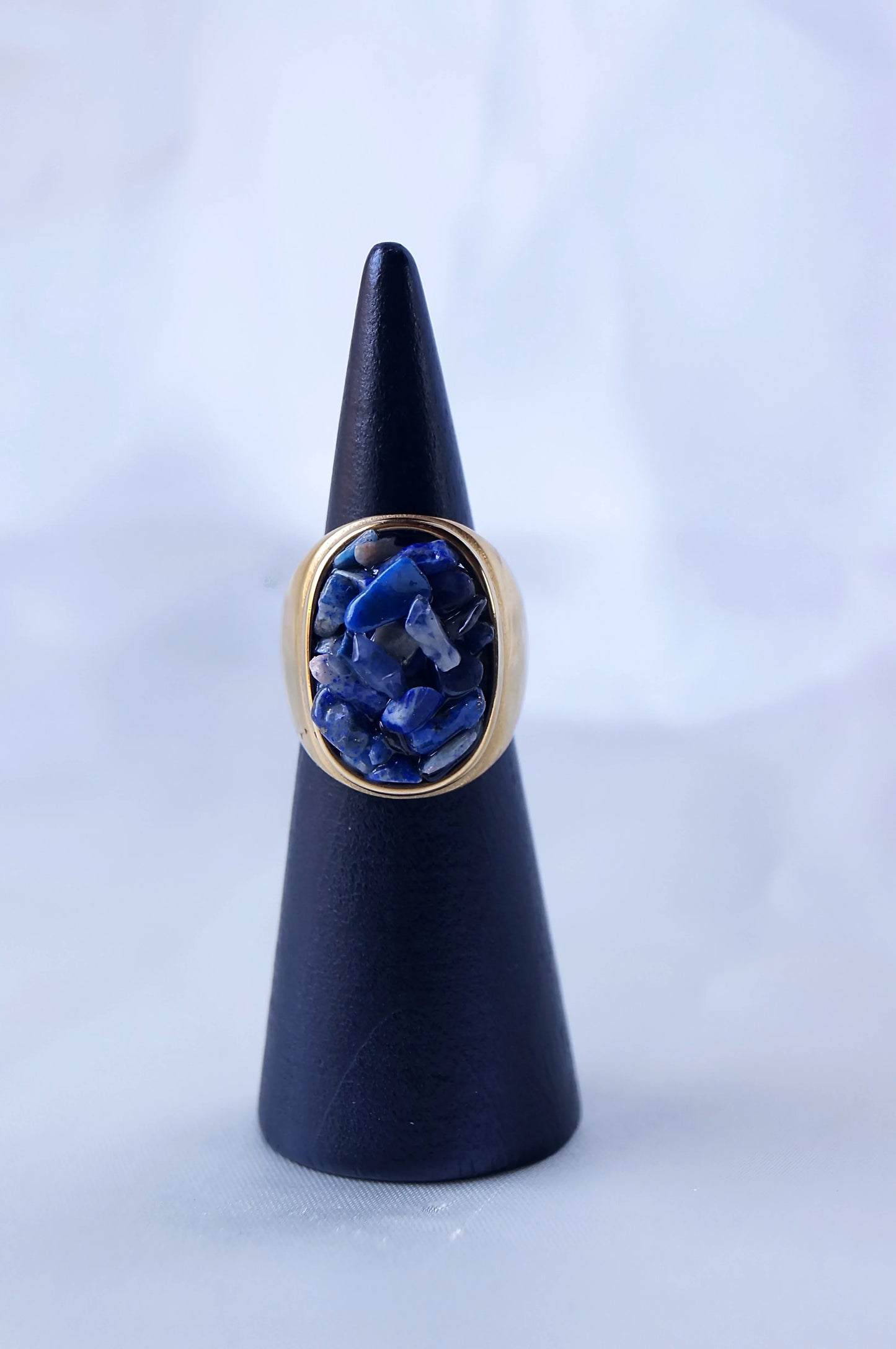 Bague "MARINE" - Bleu Saphir