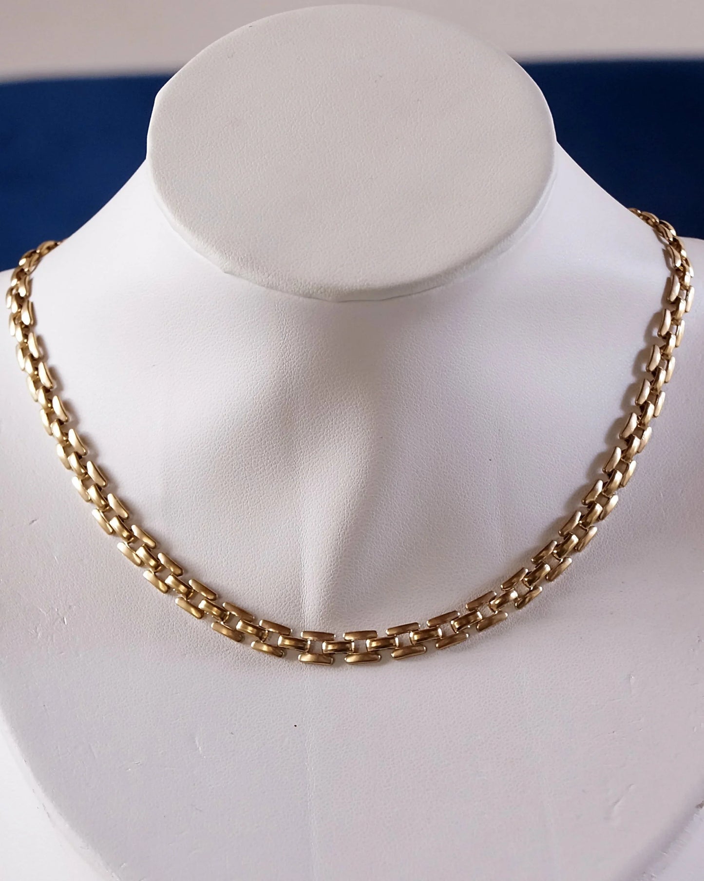 Collier "KENZA" - Bleu Saphir