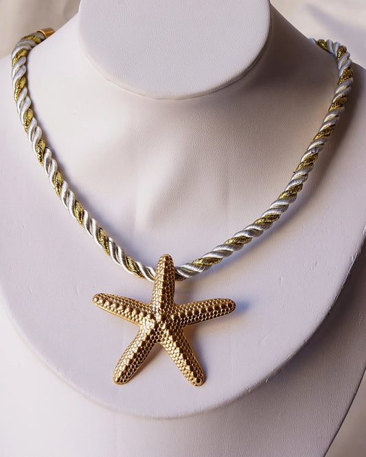Collier "LUNA" - Bleu Saphir