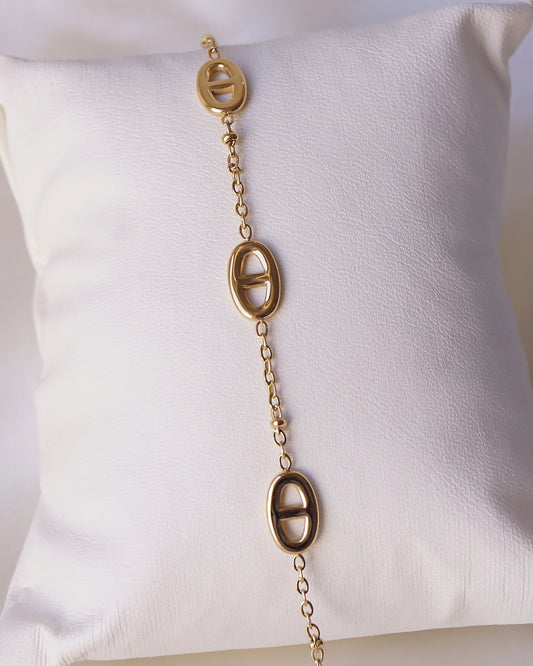 Bracelet "CAROLINA" - Bleu Saphir