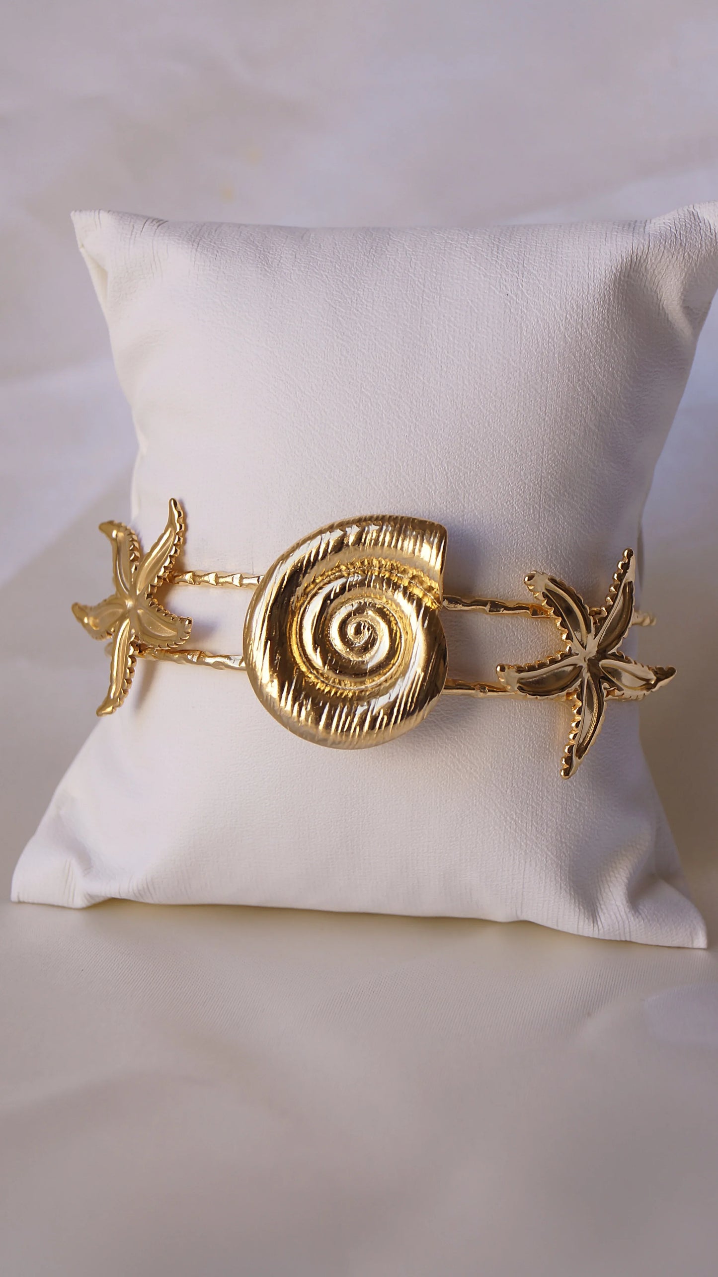 Bracelet jonc "CALYPSO" (ajustable) - Bleu Saphir