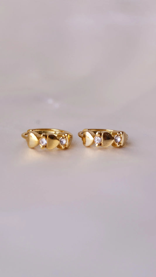 Boucles d'oreilles "LÉA" - Bleu Saphir