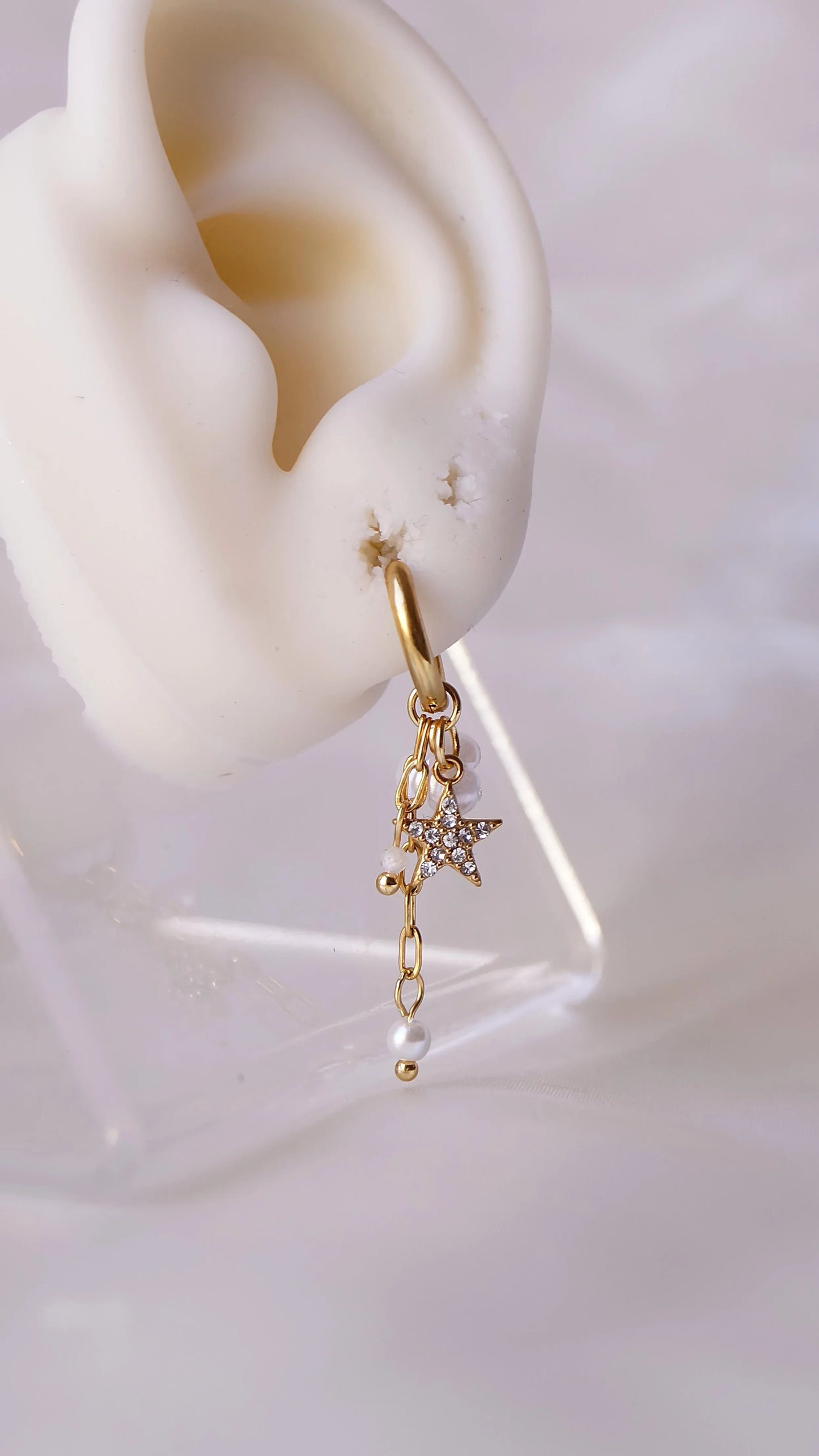 Boucles d'oreilles "ELINA" - Bleu Saphir