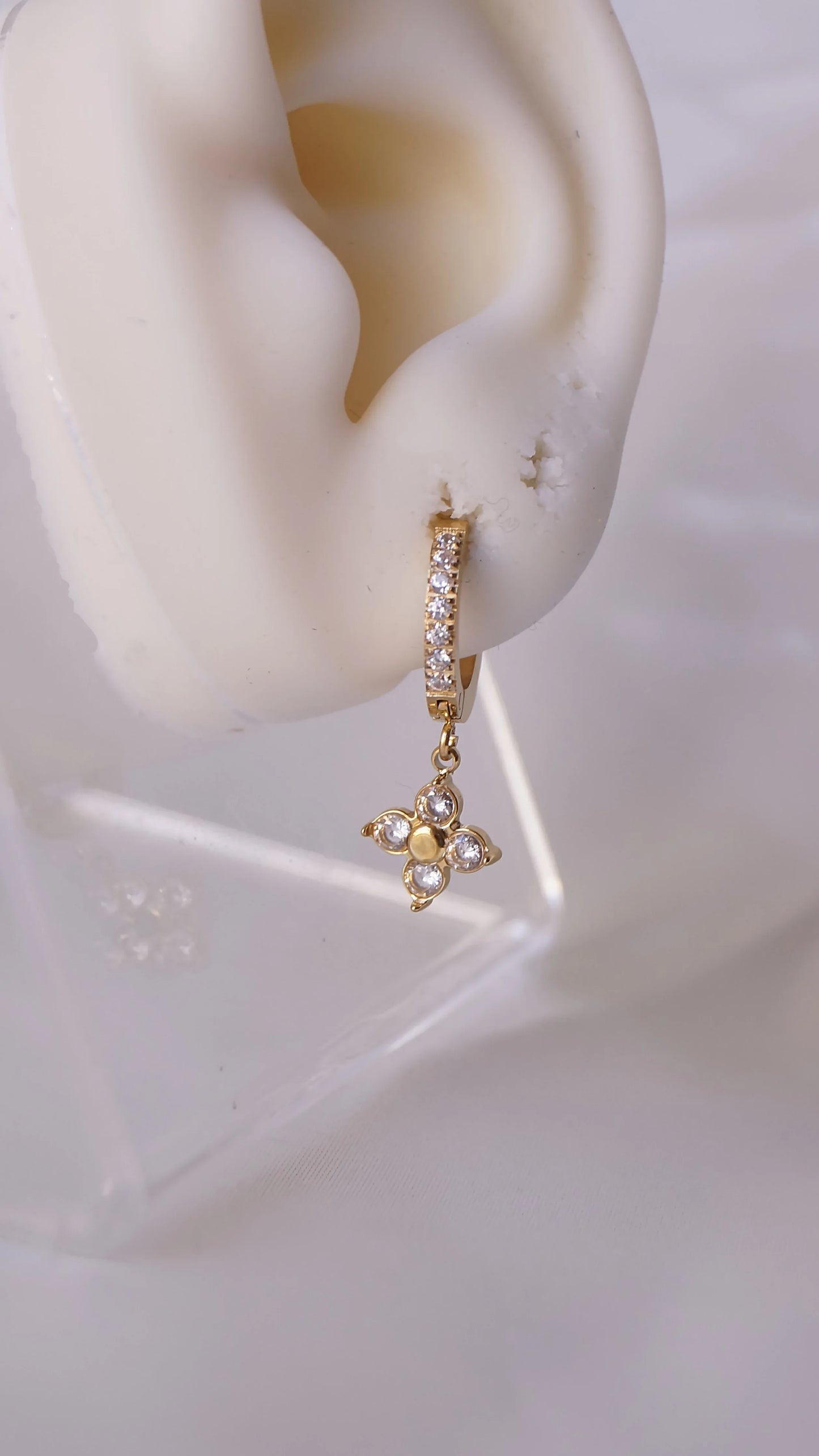 Boucles d'oreilles "NAYA" - Bleu Saphir