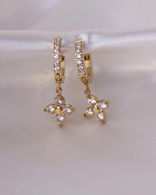 Boucles d'oreilles "NAYA" - Bleu Saphir