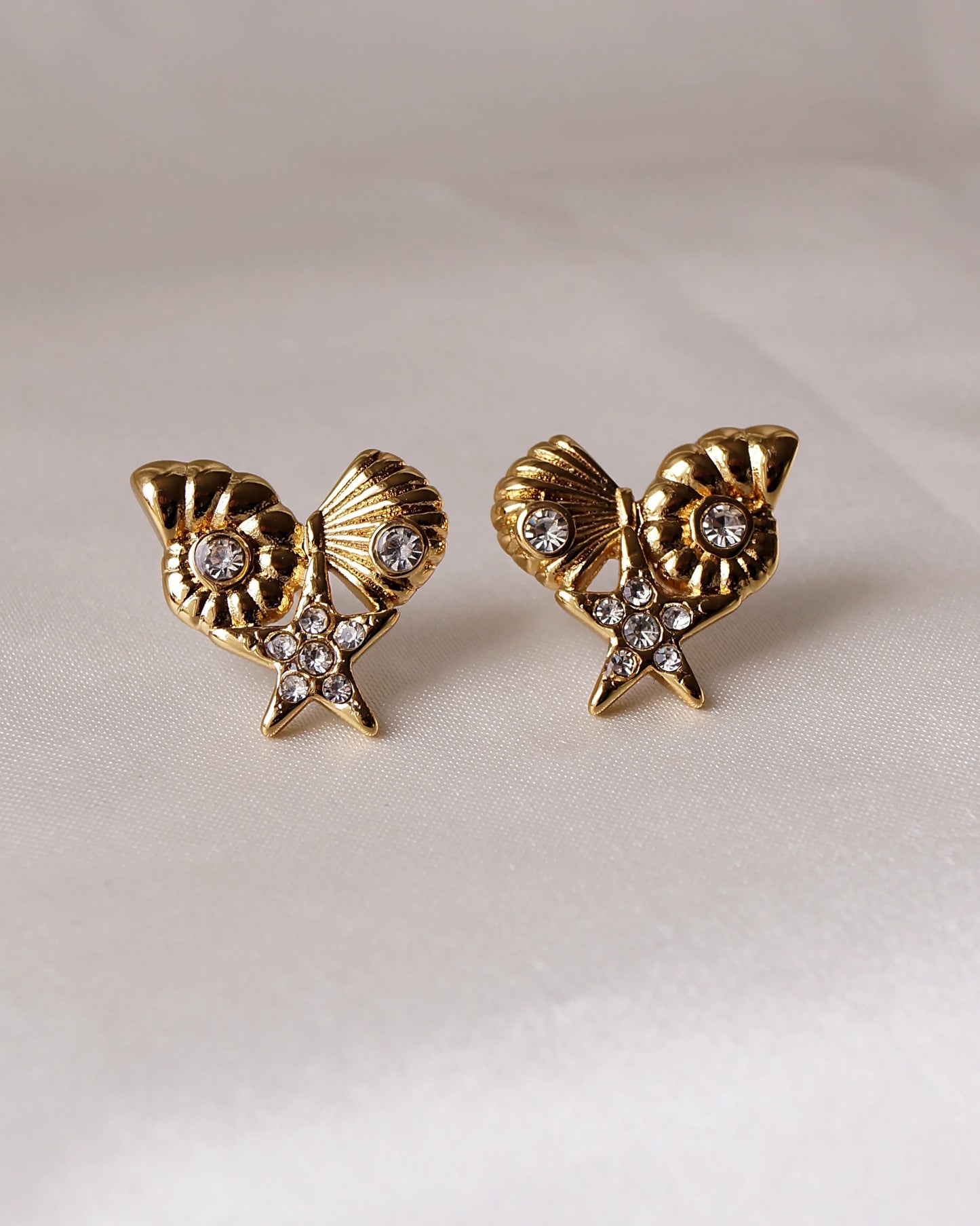 Boucles d'oreilles "CELIA" - Bleu Saphir