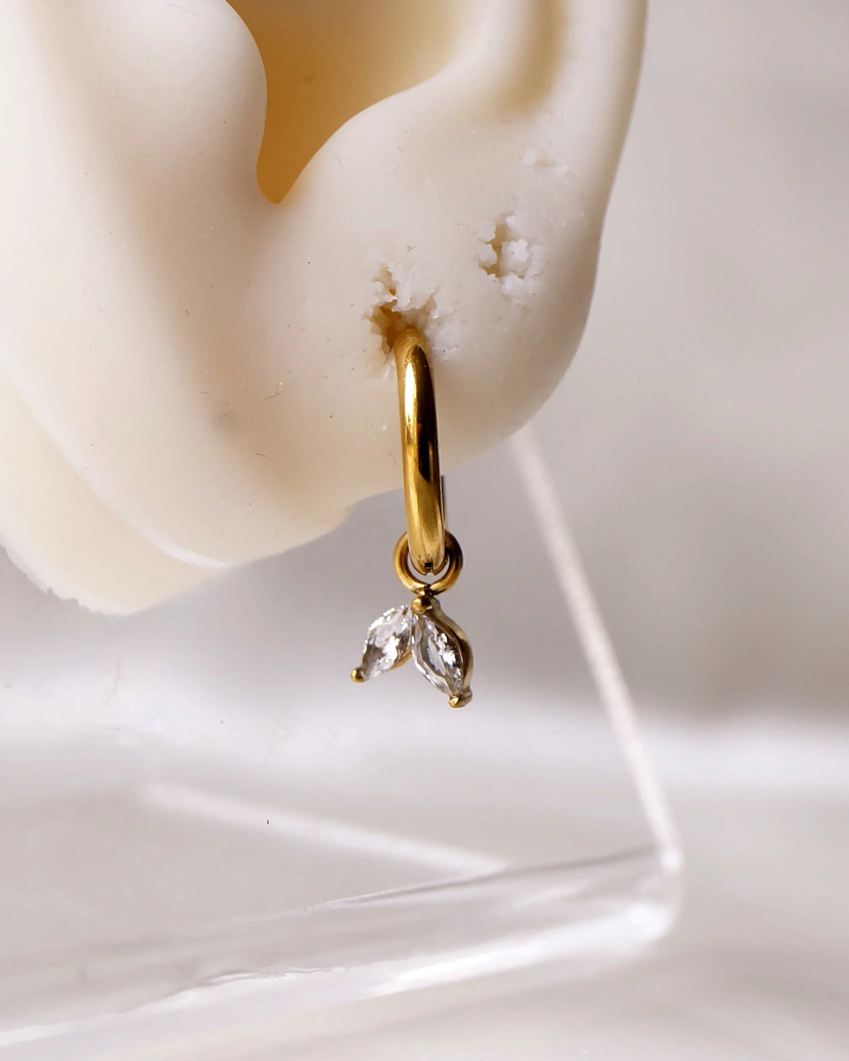 Boucles d'oreilles "SIRENE" - Bleu Saphir