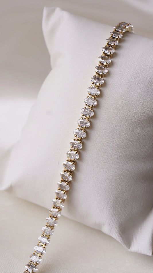 Bracelet "HALO" - Bleu Saphir