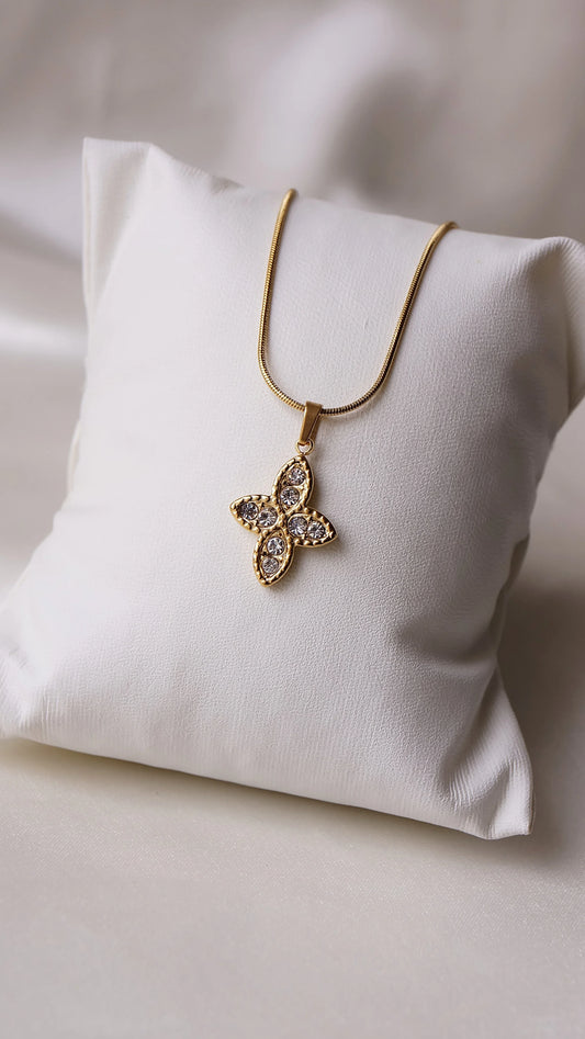 Collier "ALBA" - Bleu Saphir