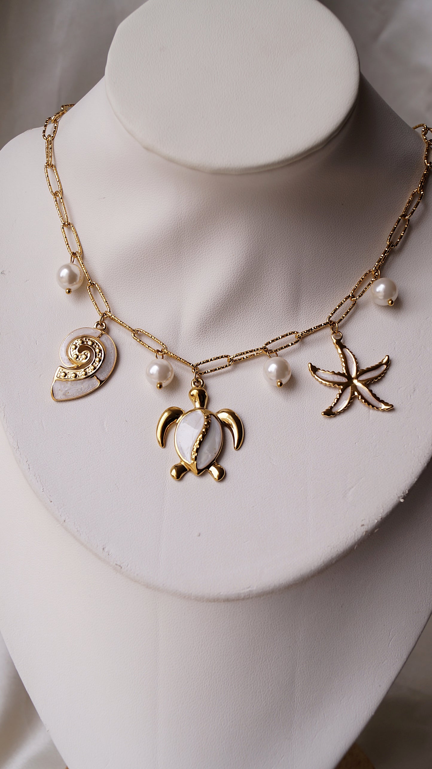 Collier "SOLEIL NACRÉ"