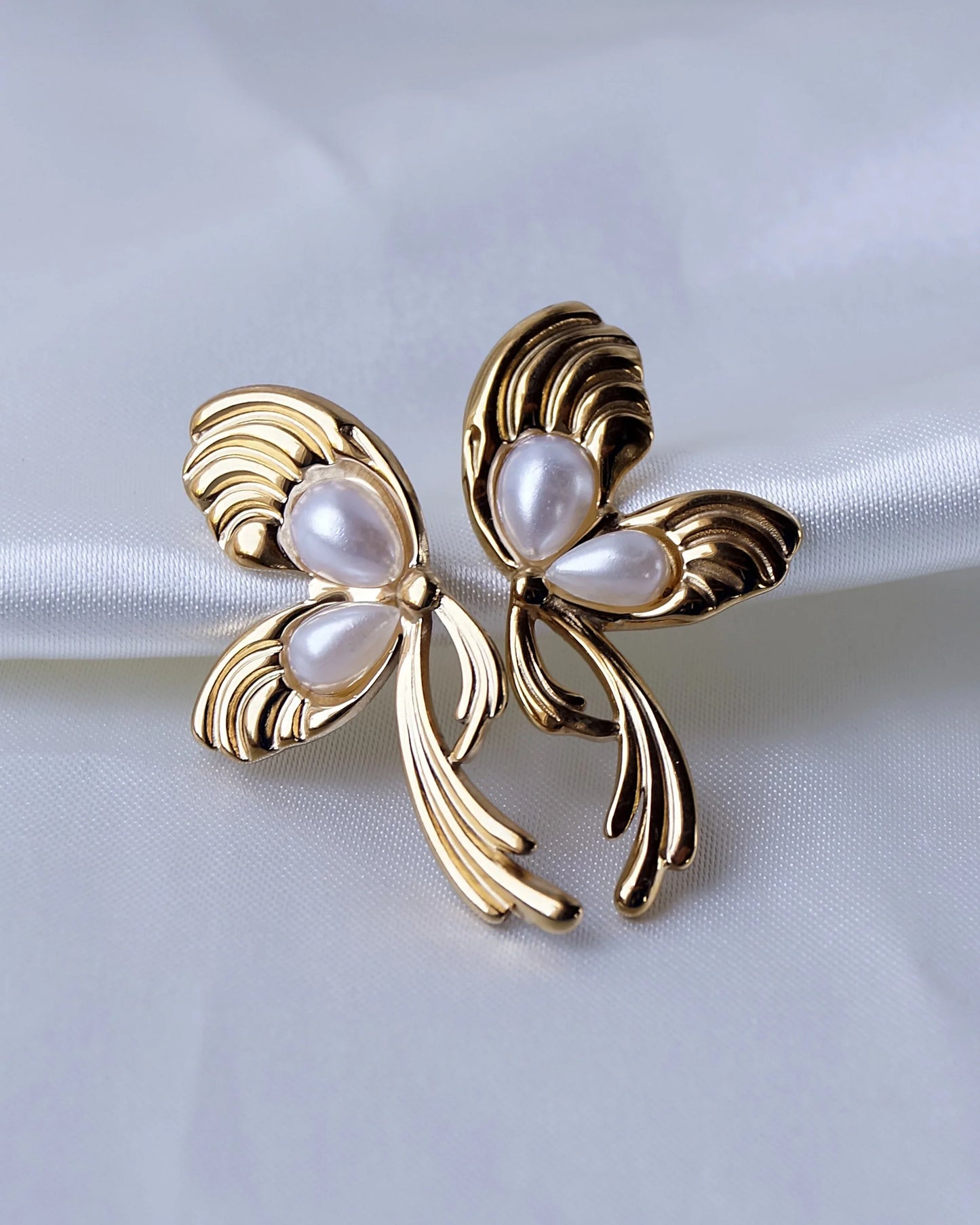 Boucles d'oreilles "BEVERLY" - Bleu Saphir