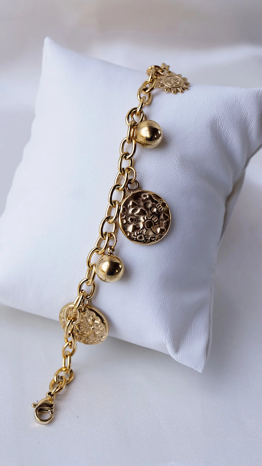 Bracelet "LOUISA" - Bleu Saphir