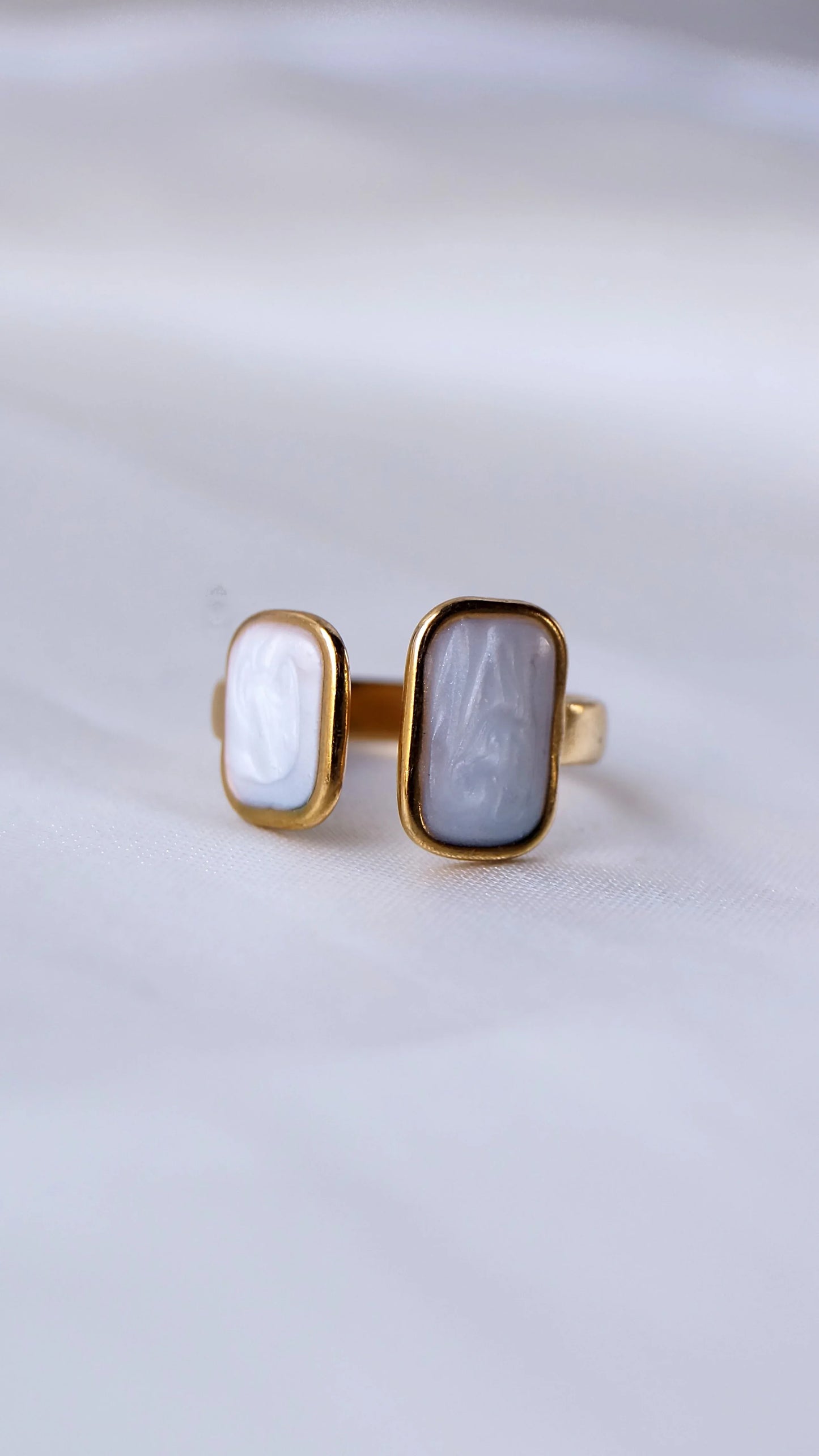 Bague "NUAGE" - Bleu Saphir