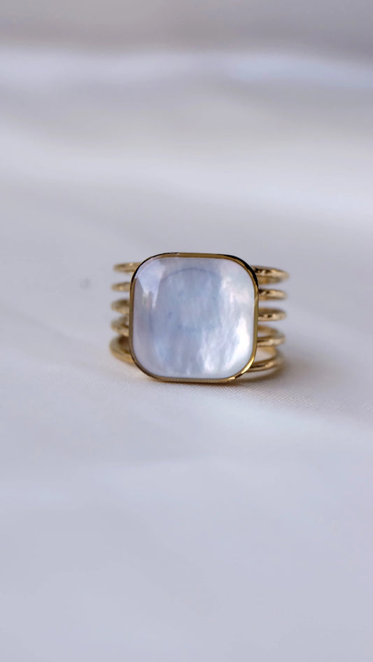 Bague "TENDRESSE" - Bleu Saphir