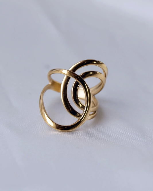 Bague "ITALIA" - Bleu Saphir