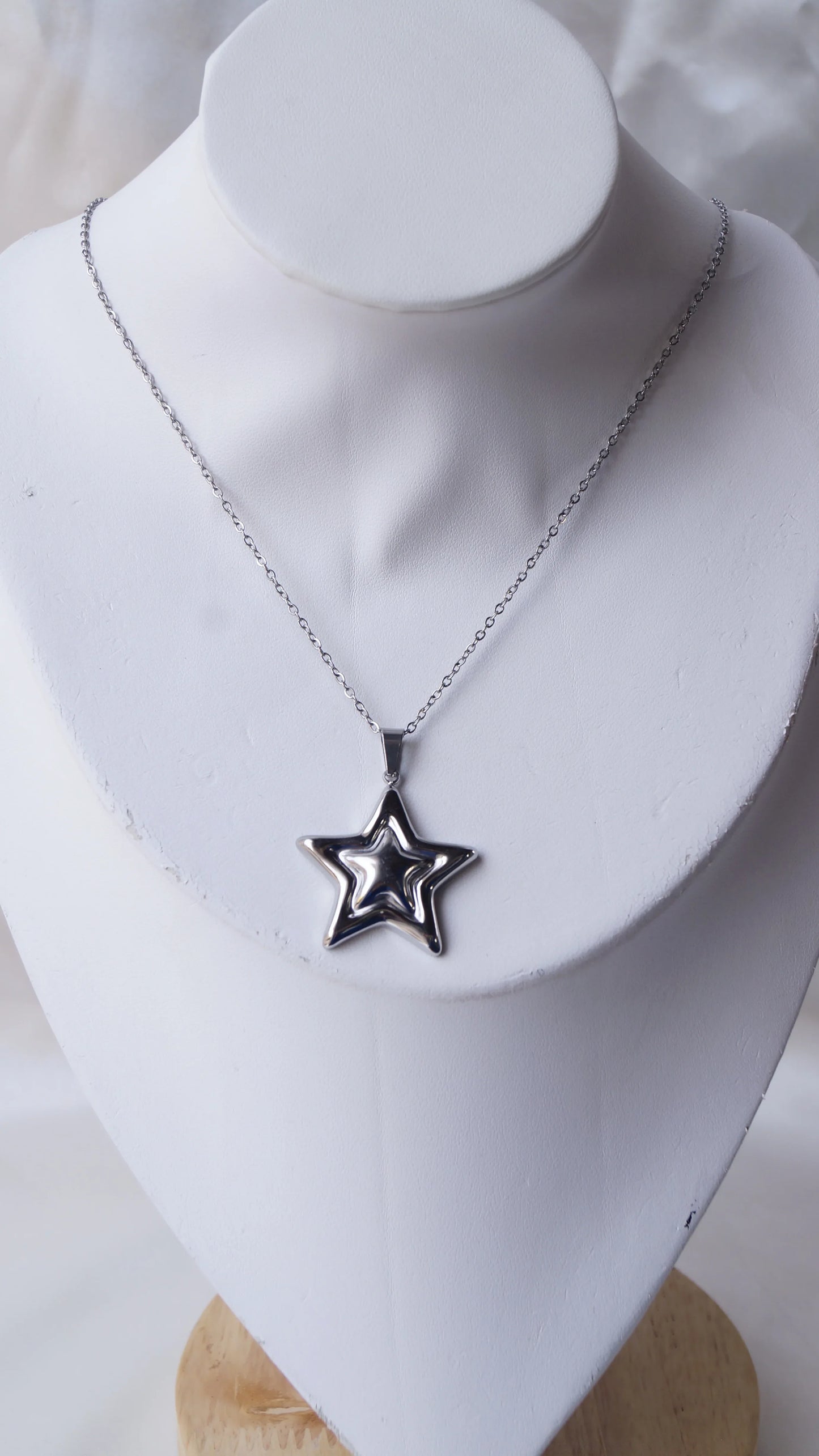 Collier "BIANCA" - Bleu Saphir