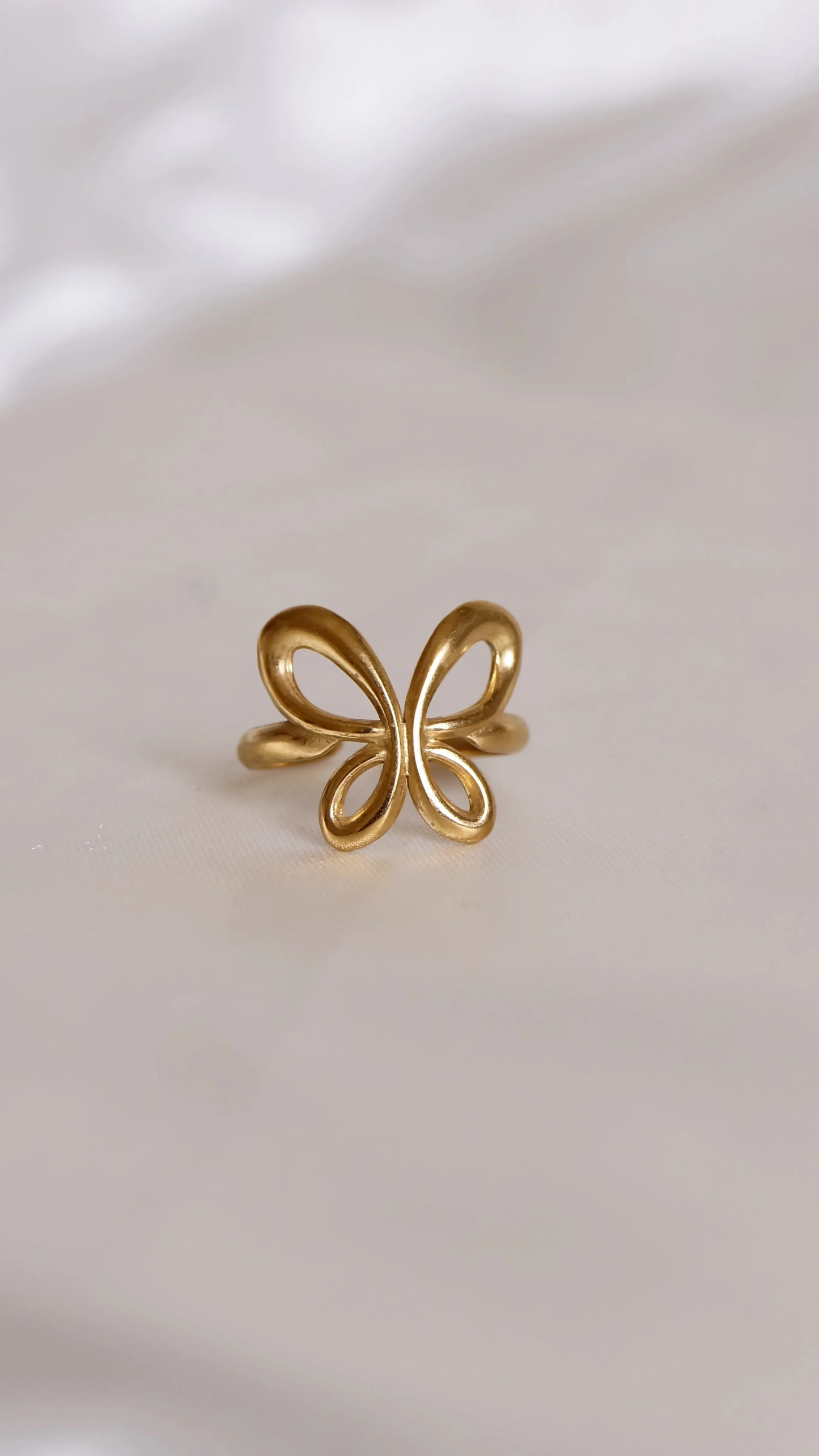 Bague "PAPILLON" - Bleu Saphir