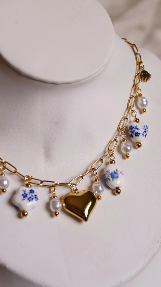 Collier "CHIC" - Bleu Saphir