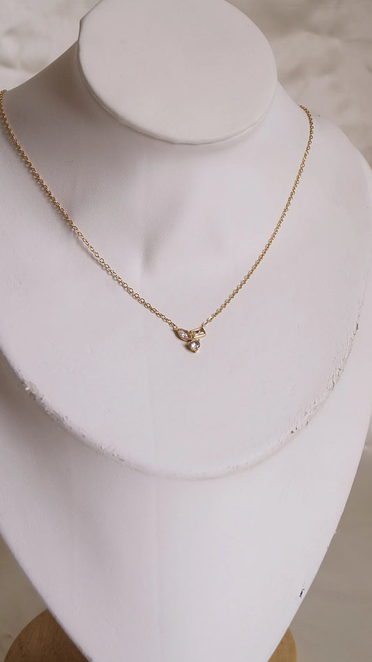 Collier "CARESSE" - Bleu Saphir