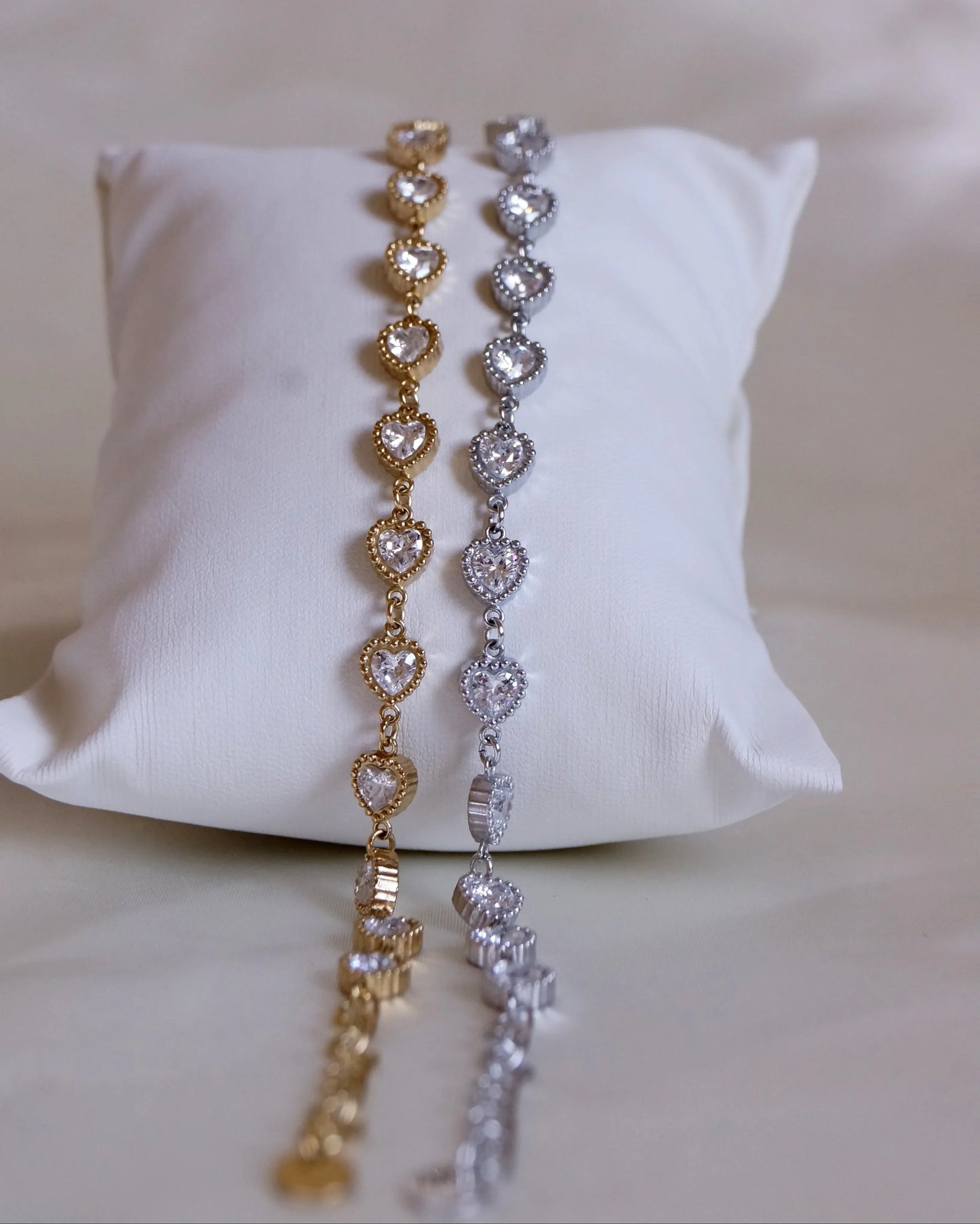 Bracelet "ESMERALDA" · Coeur - Bleu Saphir