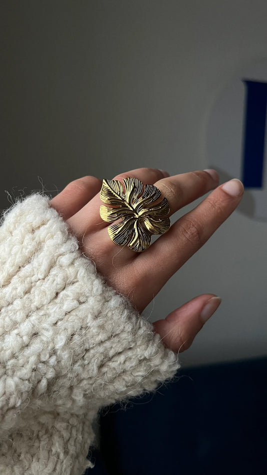 Bague "AMAZONIE" - Bleu Saphir