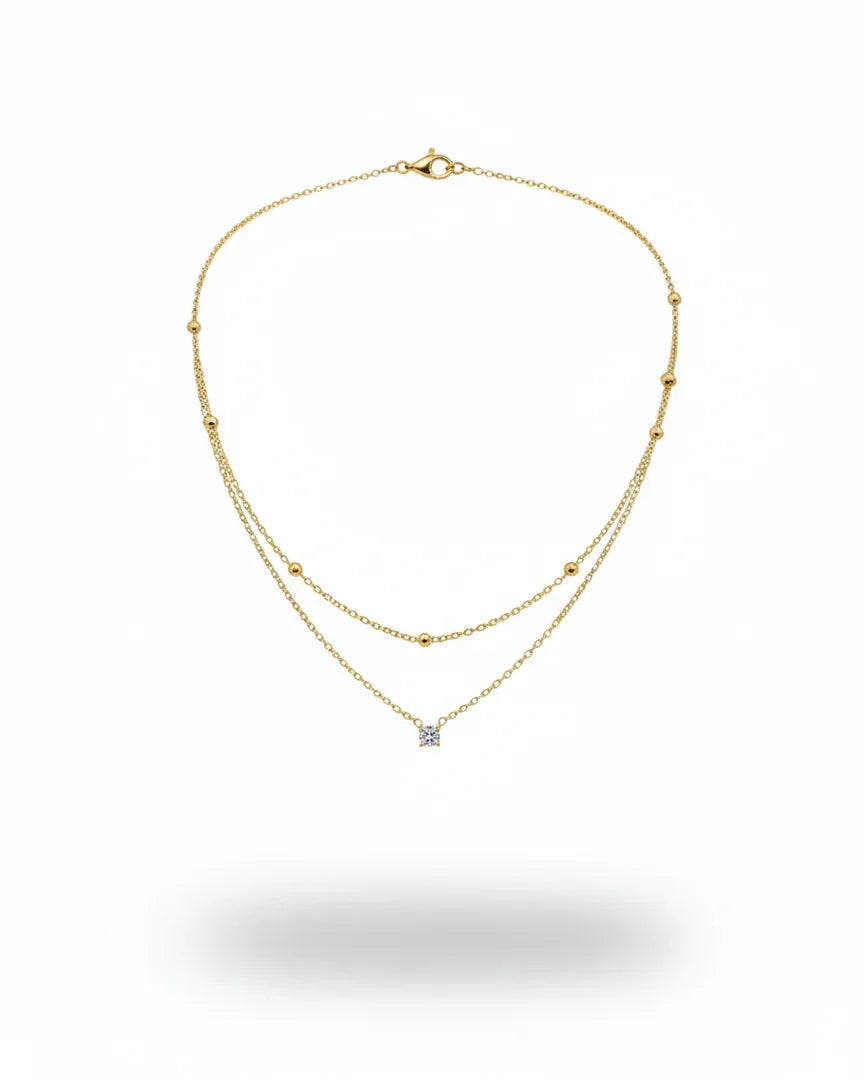 Collier "CODY" - Bleu Saphir