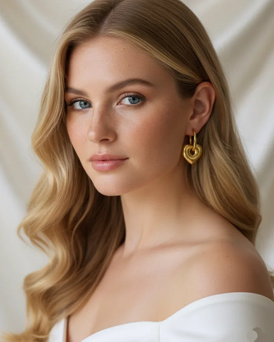 Boucles d'oreilles "MAORA" - Bleu Saphir