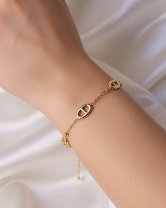 Bracelet "CAROLINA" - Bleu Saphir