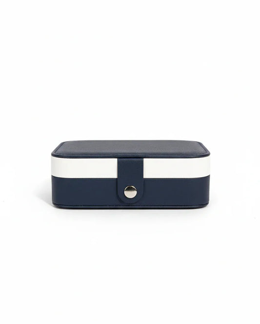 Boite à bijoux "La Raffinée" (Bleue et blanche) - Bleu Saphir