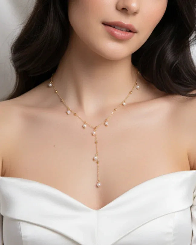 Collier "PLUIE D'ÉTOILE" - Bleu Saphir