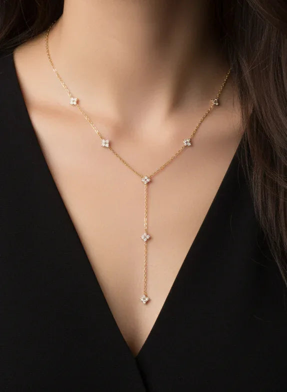 Collier "MIA" - Bleu Saphir