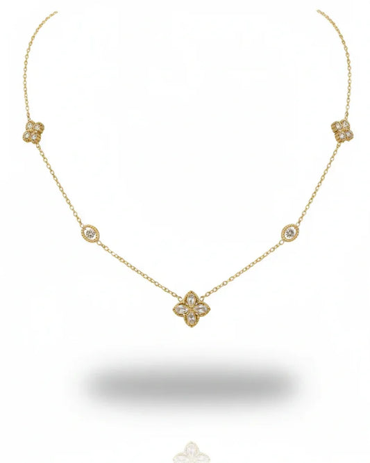 Collier "MONICA" - Bleu Saphir