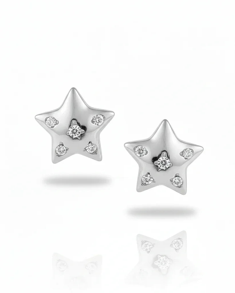 Boucles d'oreilles "IVY" - Bleu Saphir