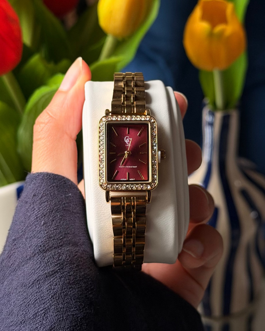 Montre SOFIA - fond coloré