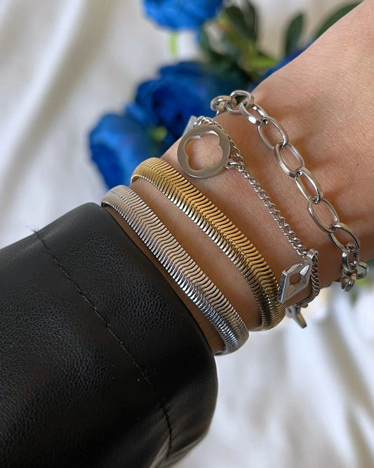 Bracelet "ZARIA" - Bleu Saphir