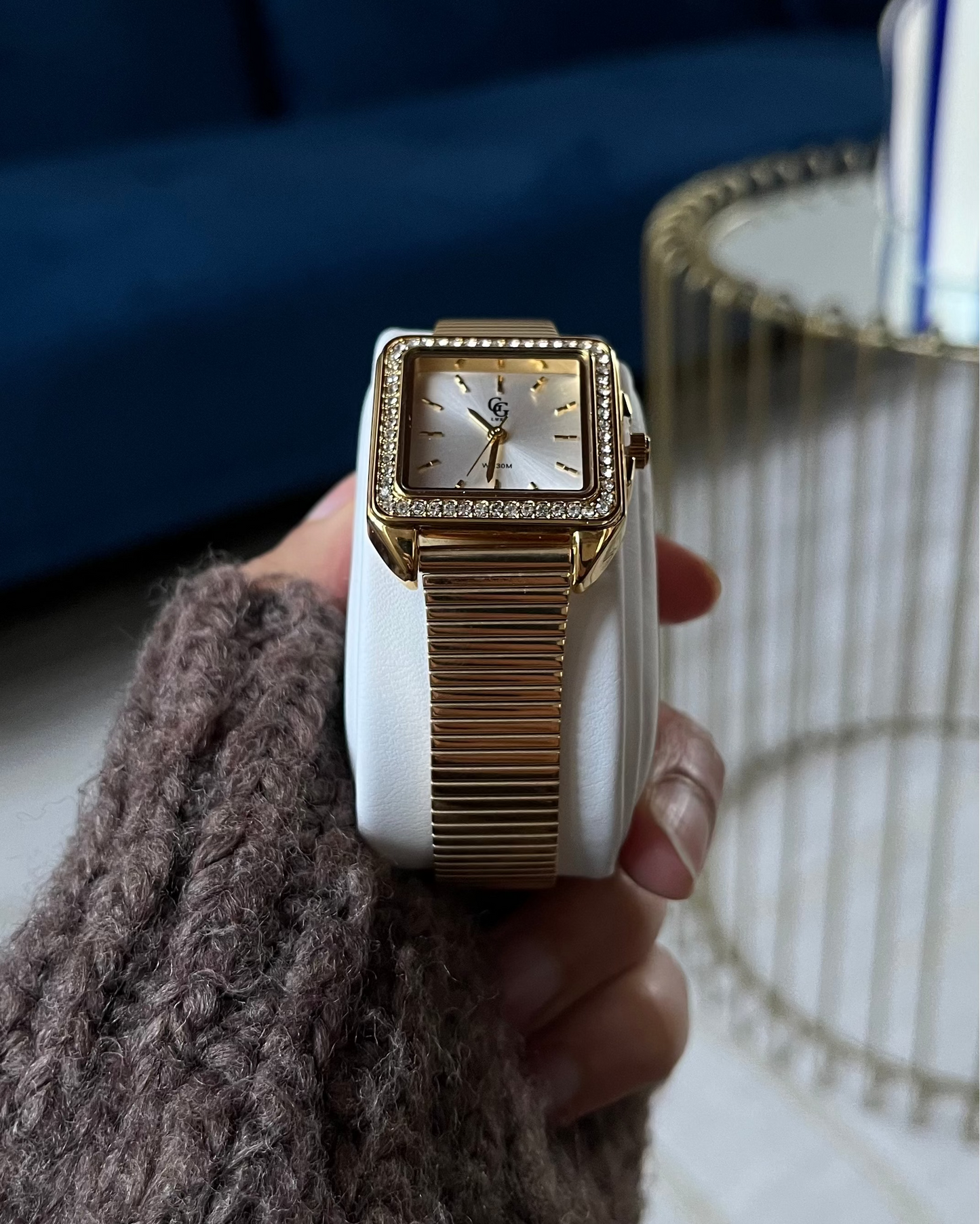 Montre "MONACO" · Doré