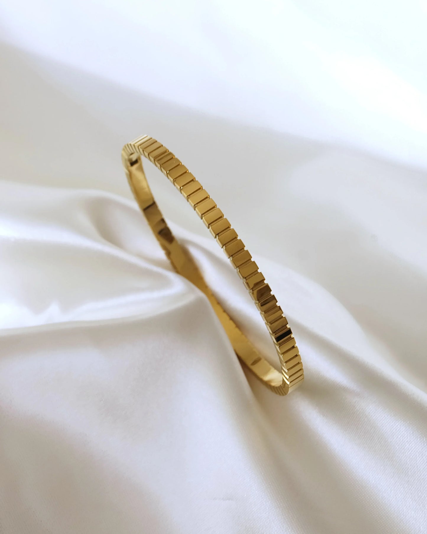 Bracelet jonc "DOLE" - Bleu Saphir