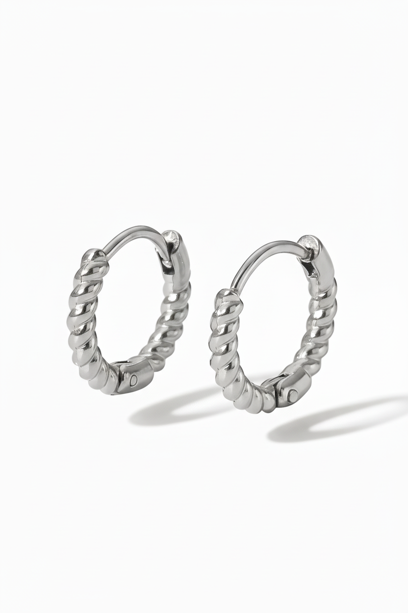 Boucles d'oreilles "TORSADE XS"