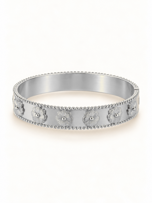Bracelet jonc "FLEUR"
