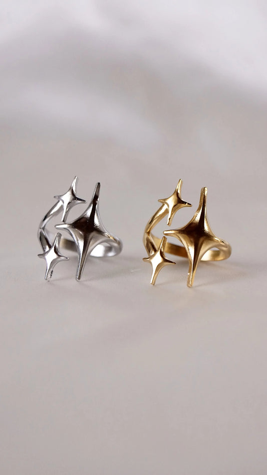 Bague "VENUS" - Bleu Saphir